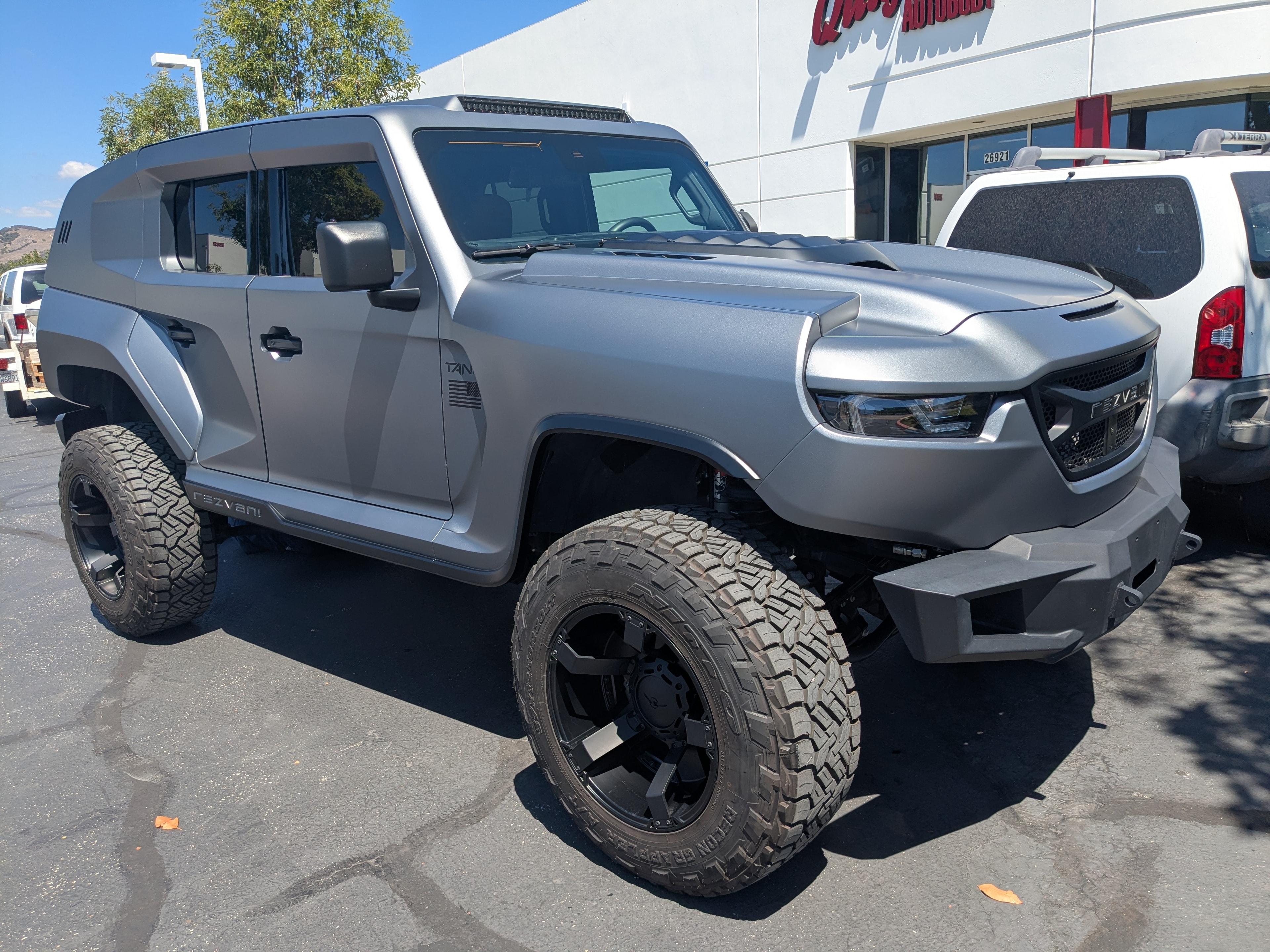 Specialty auto body work for Rezvani