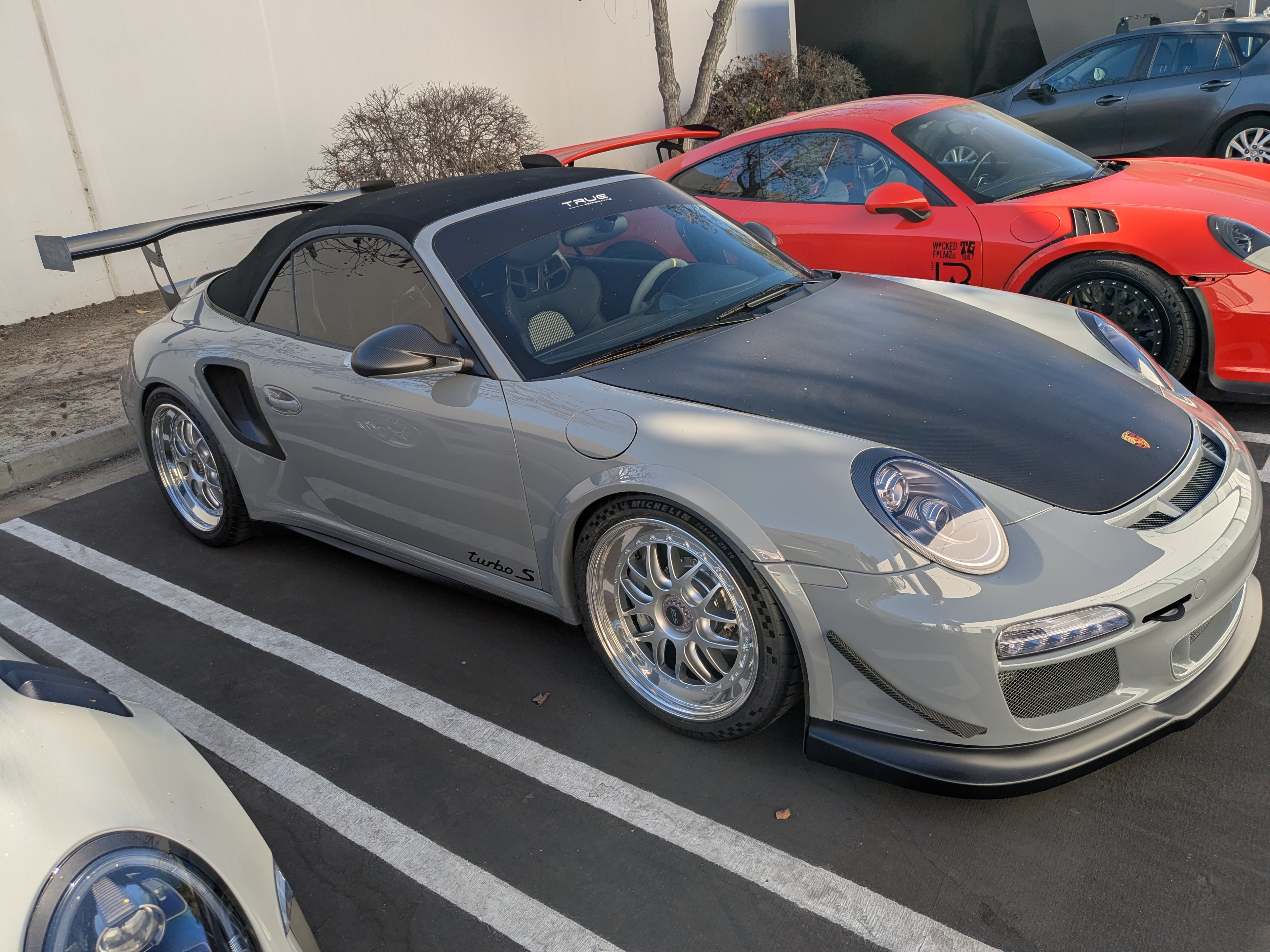 High-performance sports car custom build and tuning work at Quigley's Auto Body
